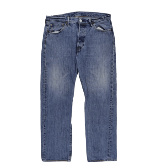Levi's 501 Men's Blue Straight Fit Vintage Jeans W34 L30 Cotton