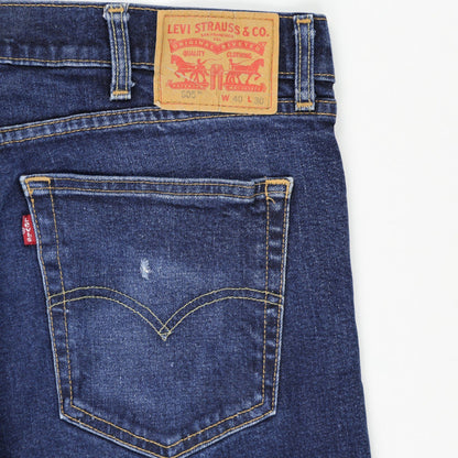 Levi's 505 Regular Fit Men's Jeans Blue W40 L30 Cotton