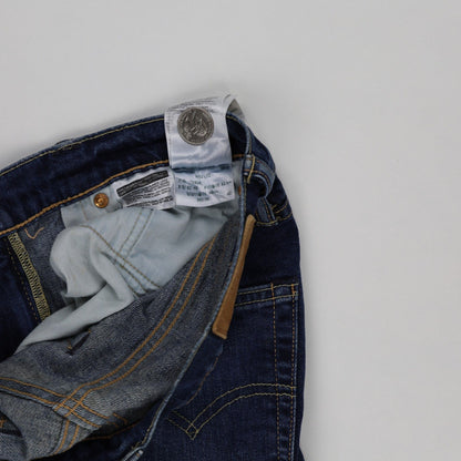 Levi's 511 Slim Fit Blue Denim Jeans W32 L32 Cotton Blend