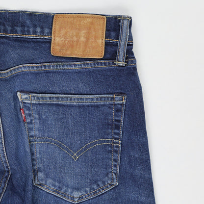 Levi's 511 Slim Fit Blue Denim Jeans W32 L32 Cotton Blend