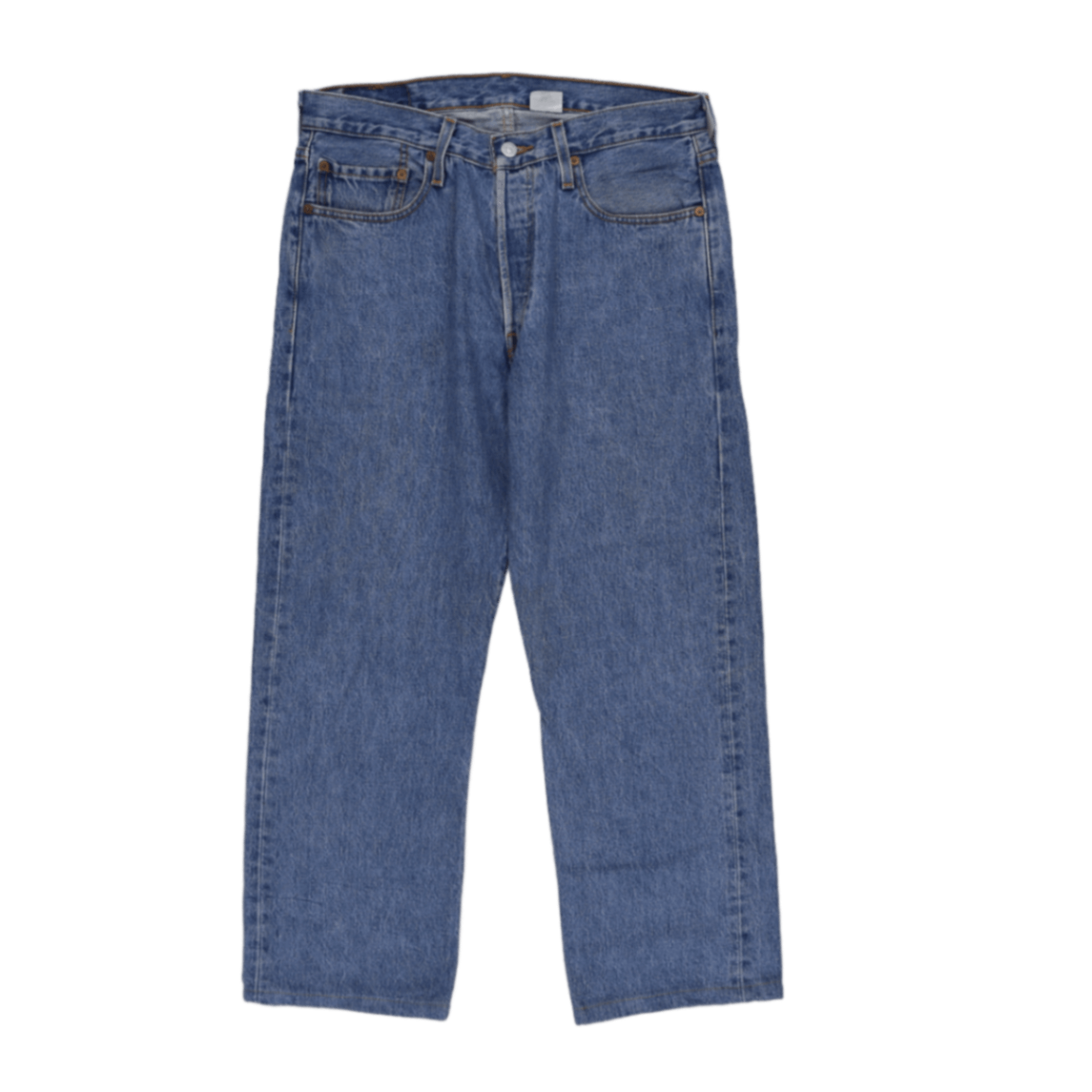 Levi's 501 Original Fit Straight Leg Jeans Blue W33 L30 Cotton Vintage