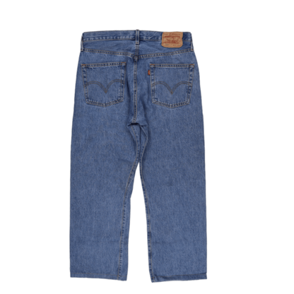 Levi's 501 Original Fit Straight Leg Jeans Blue W33 L30 Cotton Vintage