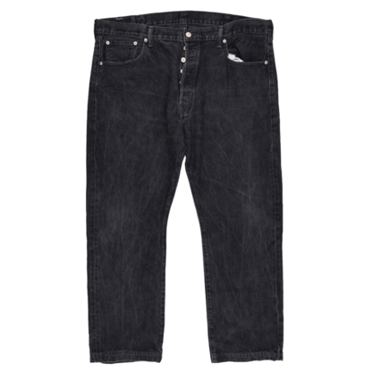 Levi's 501 Black Denim Straight Leg Jeans W40 L30 Vintage Cotton