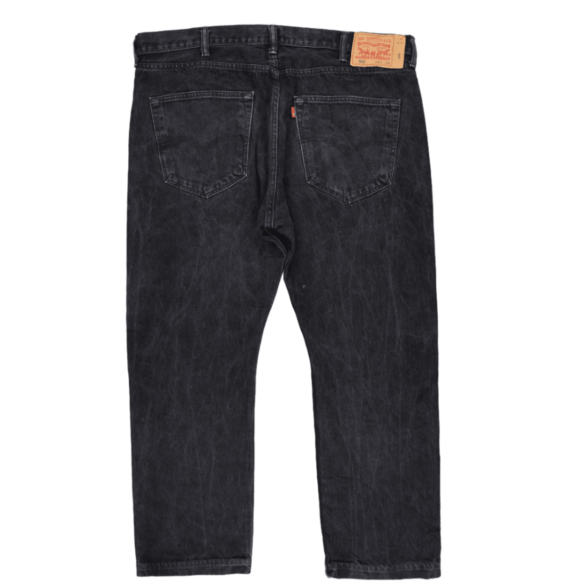 Levi's 501 Black Denim Straight Leg Jeans W40 L30 Vintage Cotton