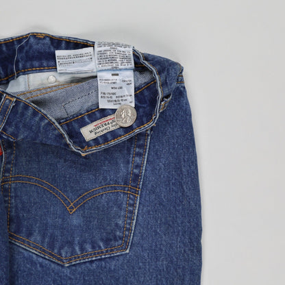 Levi's 501 Straight Leg Blue Denim Jeans W36 L30 Cotton Vintage