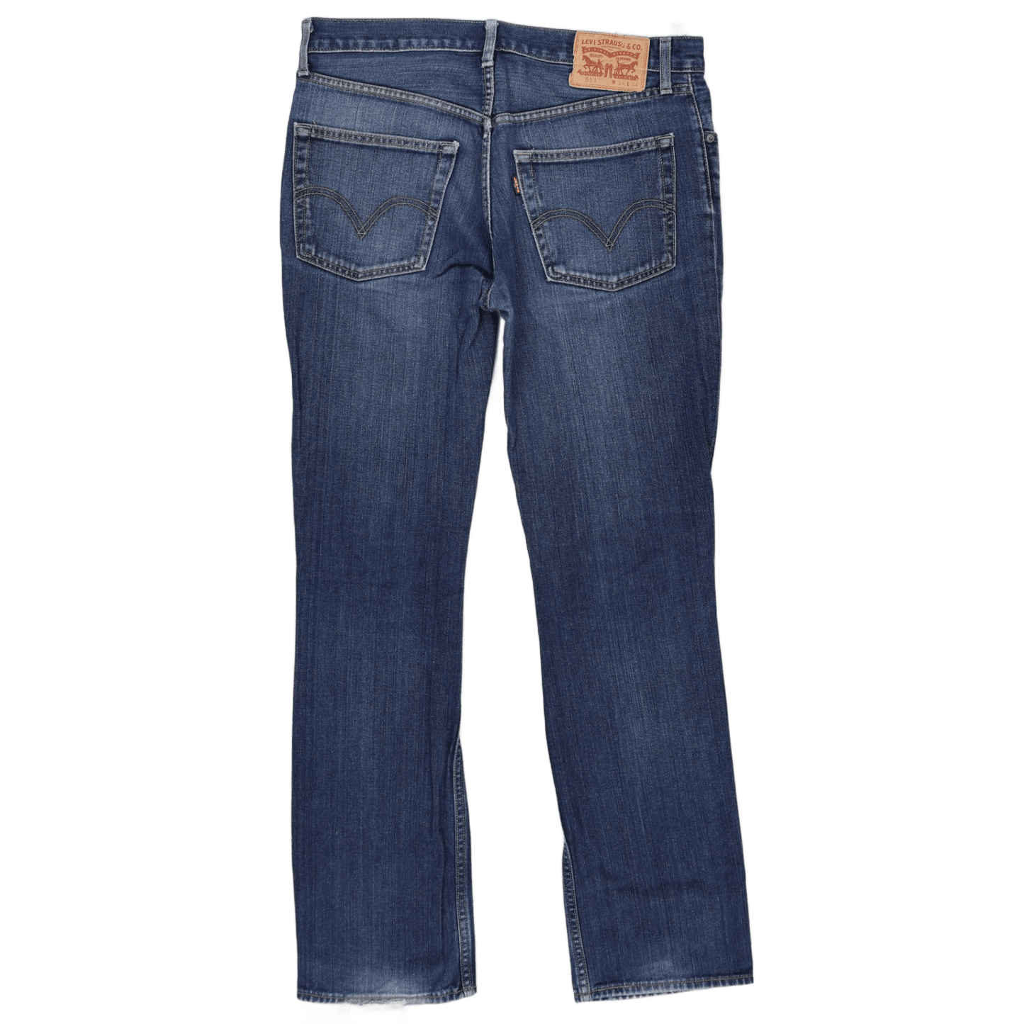 Levi's 511 Slim Fit Men's Jeans Blue W34 L34 Cotton Denim