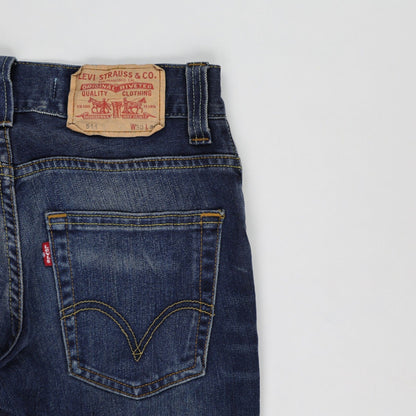 Levi's 511 Slim Fit Jeans for Men Blue W30 L34 Cotton Blend