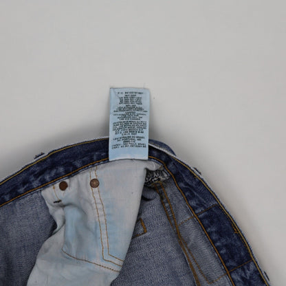 Levi's 501 Original Fit Blue Denim Jeans W38 L30 100% Cotton Vintage Straight Leg