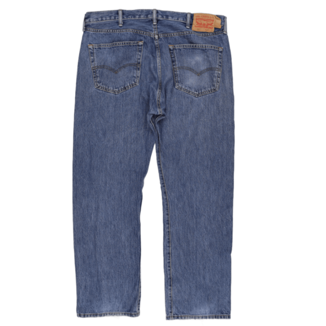 Levi's 501 Original Fit Blue Denim Jeans W38 L30 100% Cotton Vintage Straight Leg
