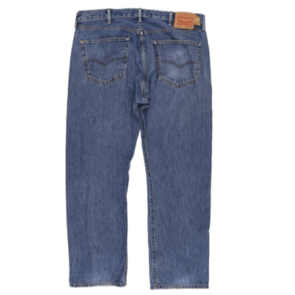Levi's 501 Original Fit Blue Denim Jeans W38 L30 100% Cotton Vintage Straight Leg