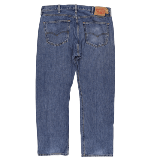 Levi's 501 Original Fit Blue Denim Jeans W38 L30 100% Cotton Vintage Straight Leg