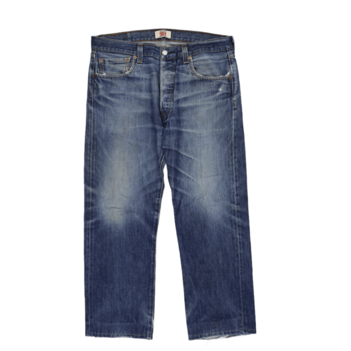 Levi's 501 Vintage Straight Leg Blue Jeans W32 L32 Cotton Denim