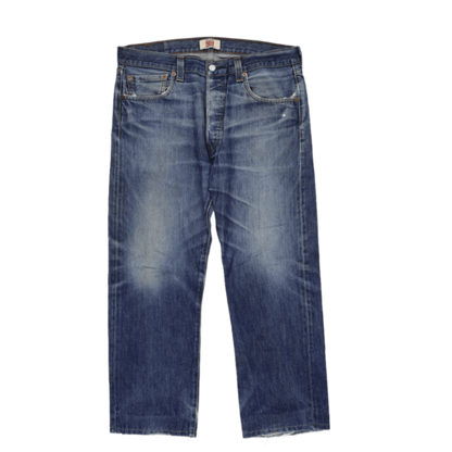 Levi's 501 Vintage Straight Leg Blue Jeans W32 L32 Cotton Denim