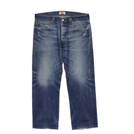 Levi's 501 Vintage Straight Leg Blue Jeans W32 L32 Cotton Denim