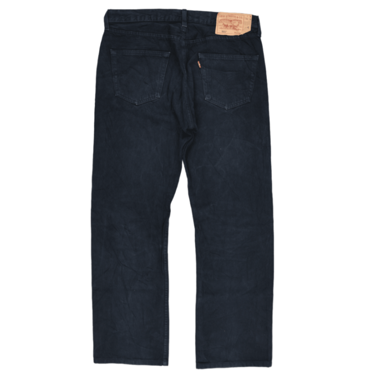 Levi's 501 Original Fit Men's Jeans Black W34 L32 Cotton Straight Leg