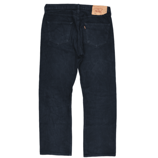 Levi's 501 Original Fit Men's Jeans Black W34 L32 Cotton Straight Leg