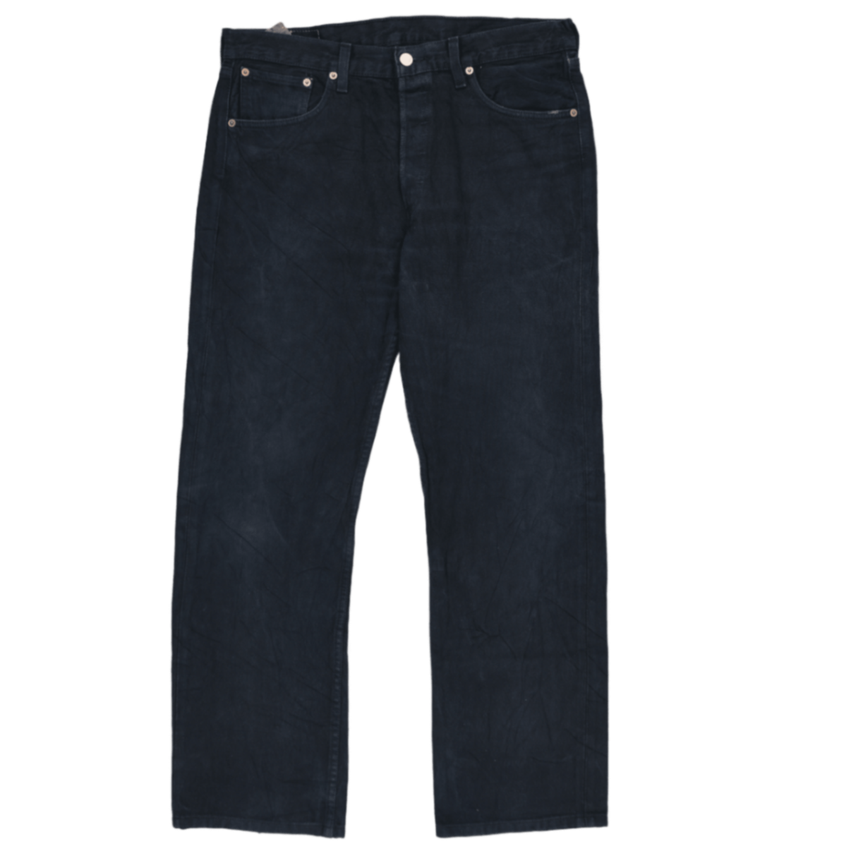 Levi's 501 Original Fit Men's Jeans Black W34 L32 Cotton Straight Leg