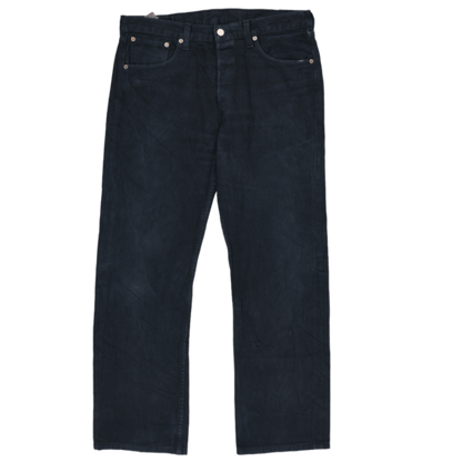 Levi's 501 Original Fit Men's Jeans Black W34 L32 Cotton Straight Leg