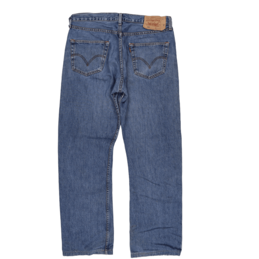 Levi's 501 Vintage Blue Denim Jeans W34 L32 100% Cotton Straight Leg
