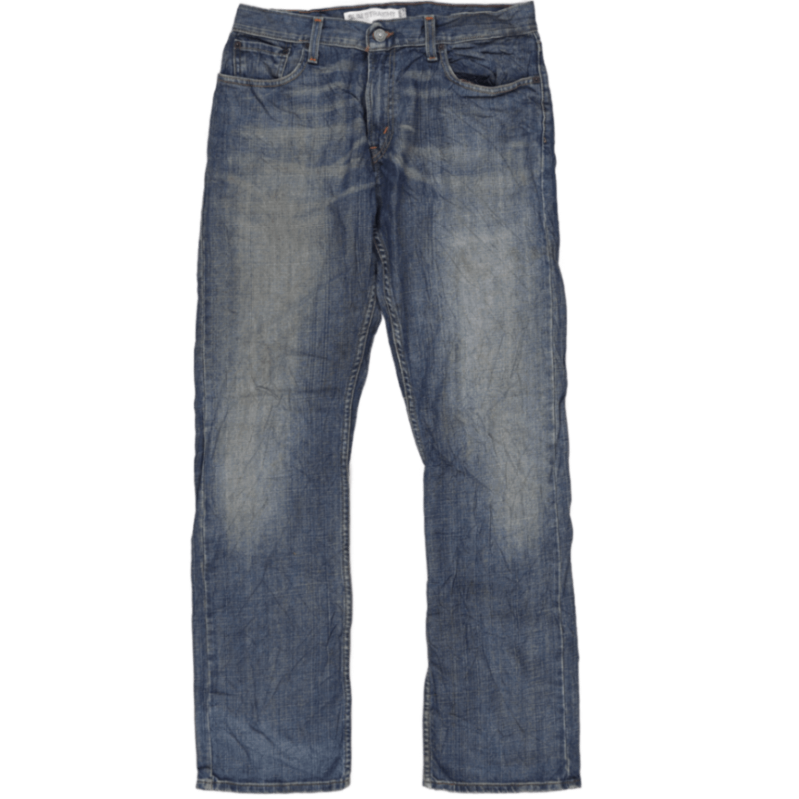Levi's 514 Slim Straight Jeans for Men Blue W34 L32 100% Cotton