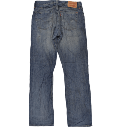 Levi's 514 Slim Straight Jeans for Men Blue W34 L32 100% Cotton