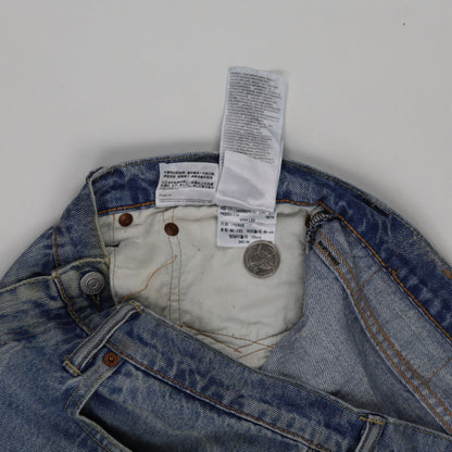 Levi's 502 Original Fit Light Blue Jeans for Men W34 L30 100% Cotton Straight Leg