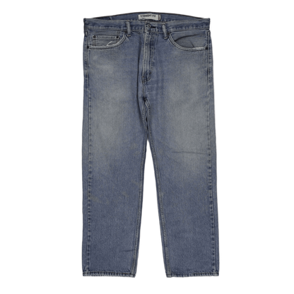 Levi's 505 Straight Fit Men's Jeans Light Blue W36 L30 100 Percent Cotton
