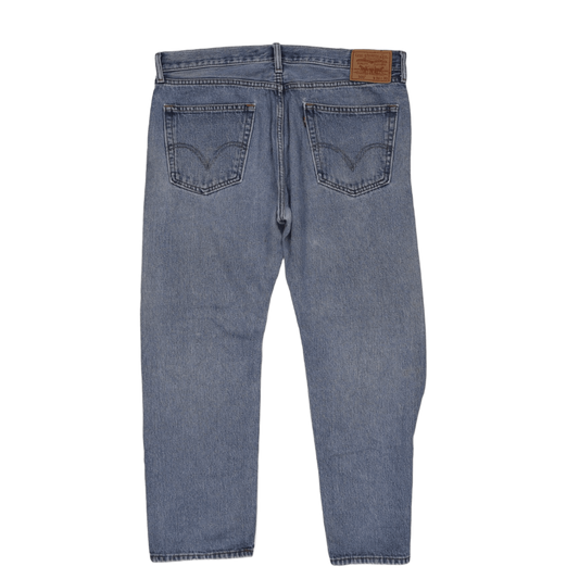 Levi's 505 Straight Fit Men's Jeans Light Blue W36 L30 100 Percent Cotton