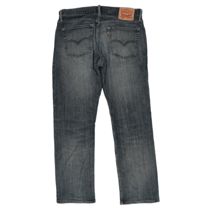 Levi's 514 Straight Fit Jeans Blue W34 L32 Cotton Men's Clothing