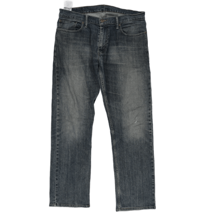 Levi's 514 Straight Fit Jeans Blue W34 L32 Cotton Men's Clothing