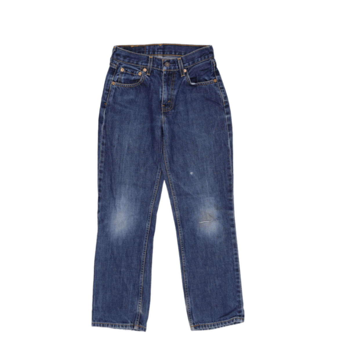 Levi's 595 Women's Vintage Blue Denim Jeans 27W 28L Cotton Straight Leg
