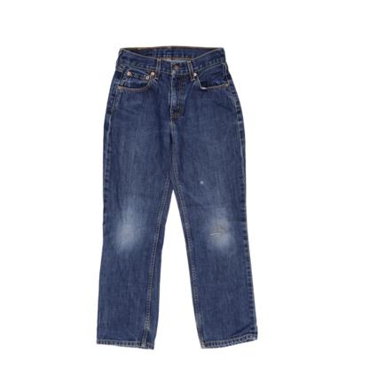Levi's 595 Women's Vintage Blue Denim Jeans 27W 28L Cotton Straight Leg