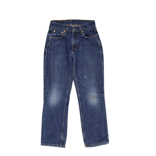 Levi's 595 Women's Vintage Blue Denim Jeans 27W 28L Cotton Straight Leg