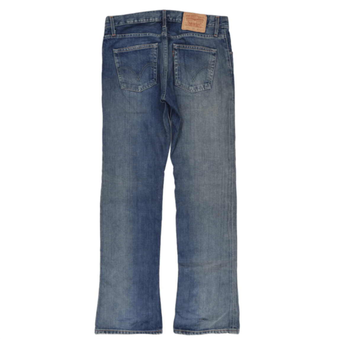 Levi's 518 Straight Leg Blue Denim Jeans W32 L34 100 Cotton Mens