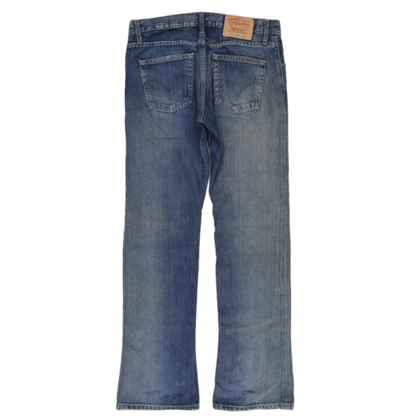 Levi's 518 Straight Leg Blue Denim Jeans W32 L34 100 Cotton Mens