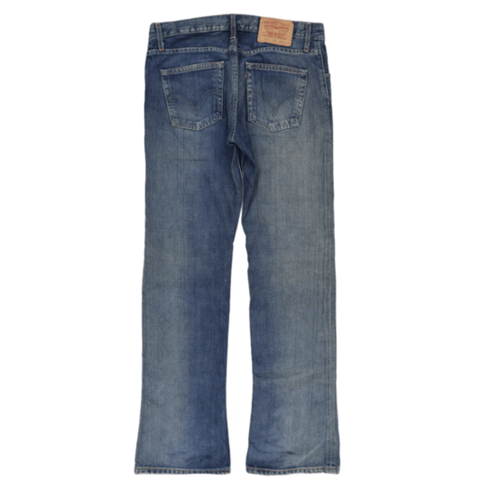 Levi's 518 Straight Leg Blue Denim Jeans W32 L34 100 Cotton Mens