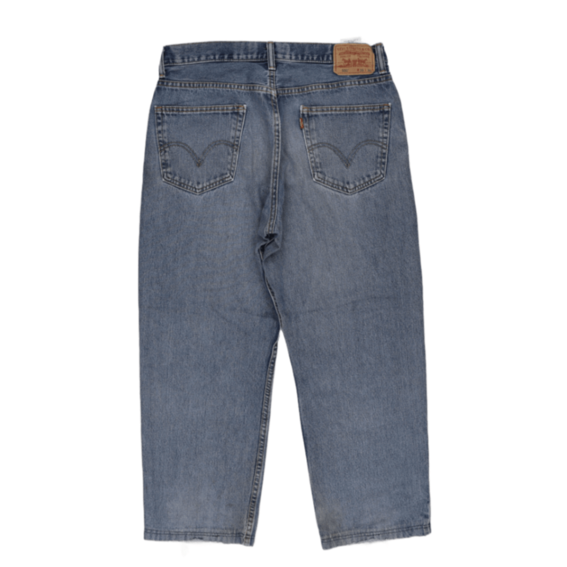 Levi's 550 Relaxed Fit Blue Vintage Jeans W35 L30 100% Cotton