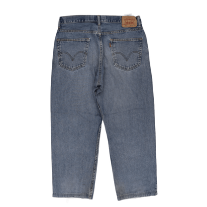 Levi's 550 Relaxed Fit Blue Vintage Jeans W35 L30 100% Cotton
