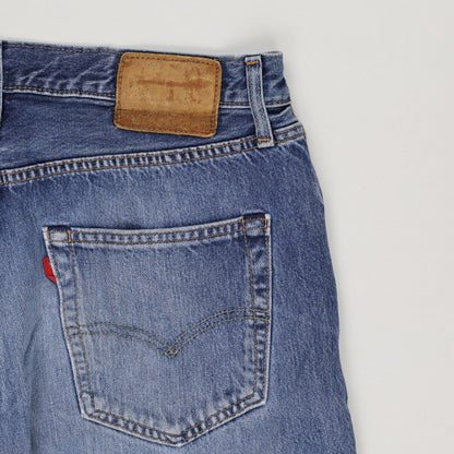Levi's 505 Vintage Blue Denim Jeans Regular Fit 34W 30L Cotton