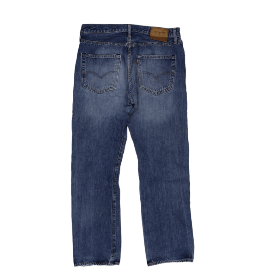 Levi's 505 Vintage Blue Denim Jeans Regular Fit 34W 30L Cotton