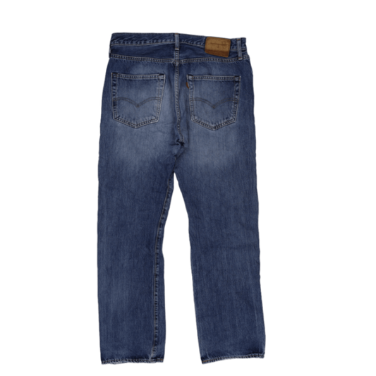 Levi's 505 Vintage Blue Denim Jeans Regular Fit 34W 30L Cotton