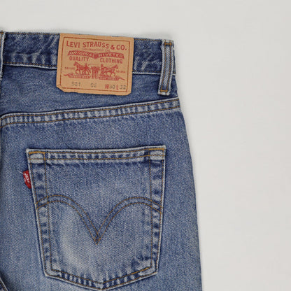 Levi's 501 Vintage Blue Straight Leg Jeans W30 L32 Cotton