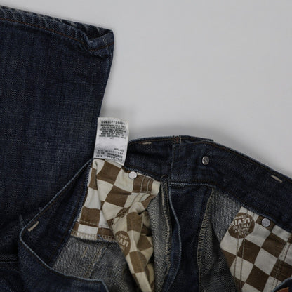 Levi's Vintage Relaxed Fit Blue Denim Jeans W34 L34 Cotton 34 Inseam