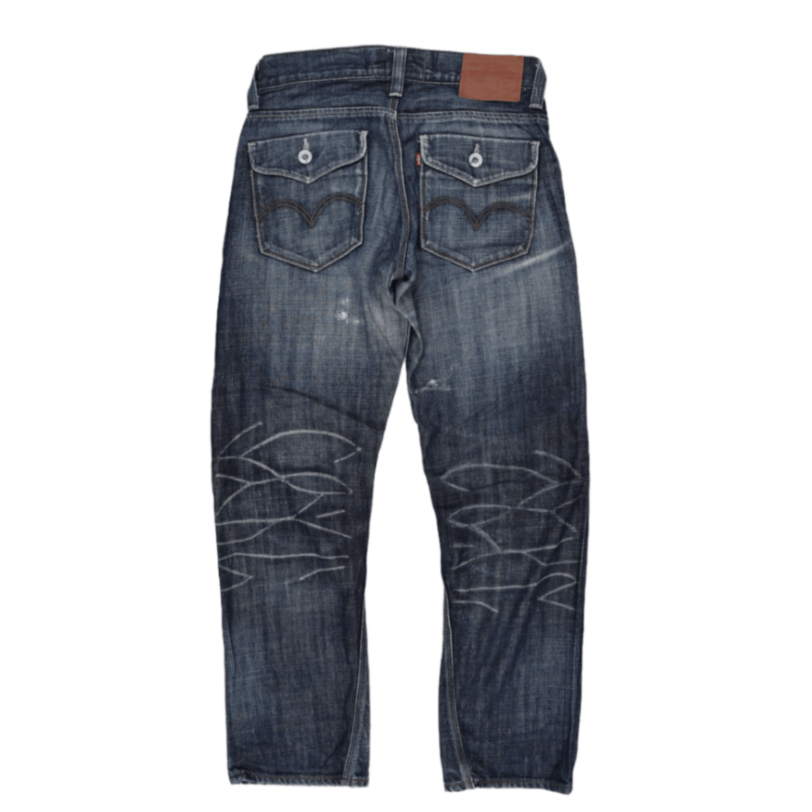Levi's Vintage Relaxed Fit Blue Denim Jeans W34 L34 Cotton 34 Inseam