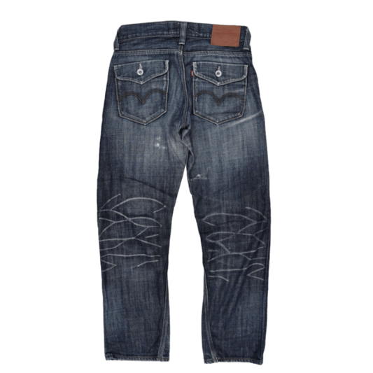 Levi's Vintage Relaxed Fit Blue Denim Jeans W34 L34 Cotton 34 Inseam