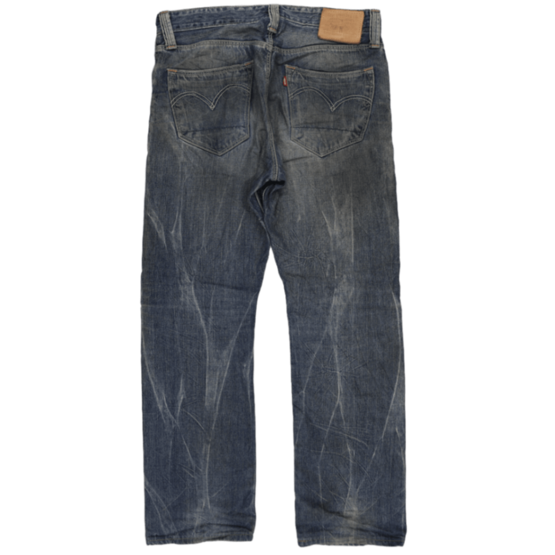 Levi's 501 Vintage Faded Blue Straight Leg Jeans W32 L32 Cotton