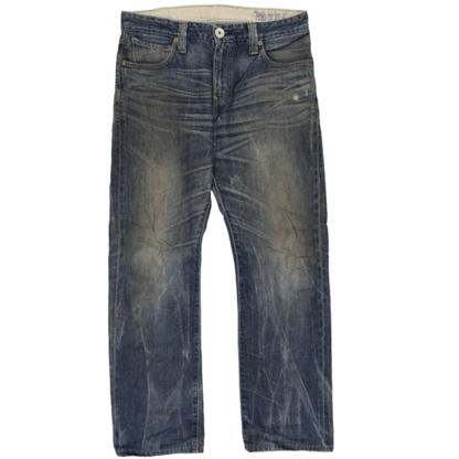 Levi's 501 Vintage Faded Blue Straight Leg Jeans W32 L32 Cotton
