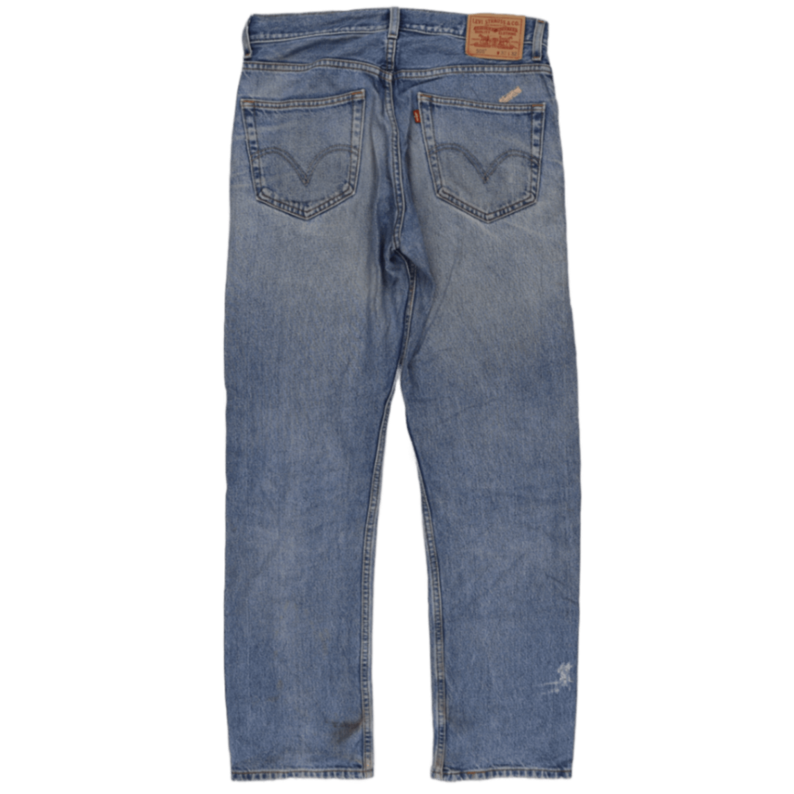 Levi's 505 Vintage Blue Jeans W32 L32 Straight Leg Cotton