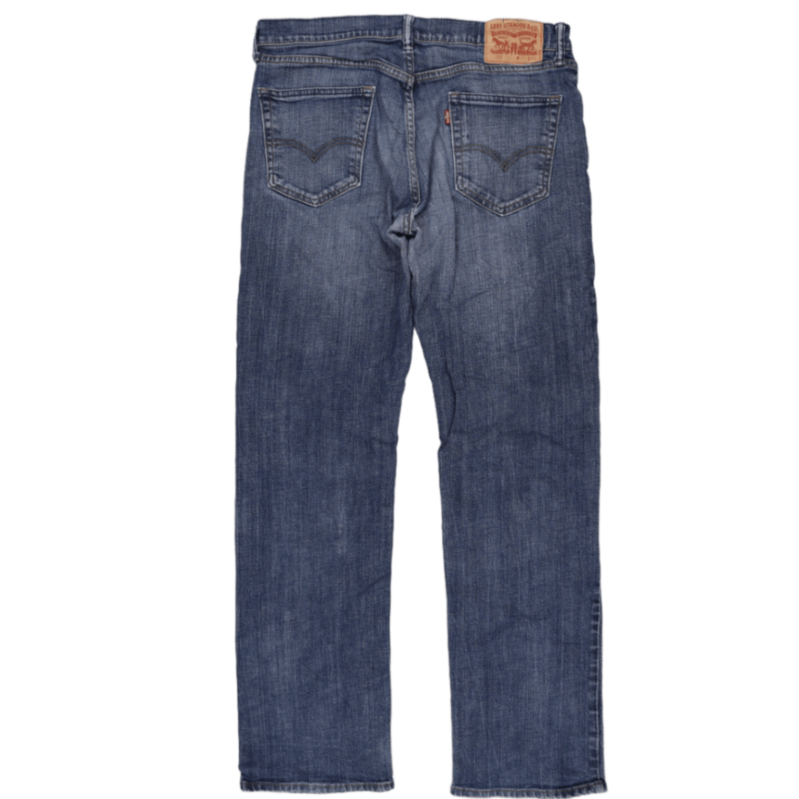 Levi's 551Z Authentic Straight Fit Jeans Blue W34 L34 Cotton Vintage