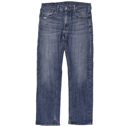 Levi's 551Z Authentic Straight Fit Jeans Blue W34 L34 Cotton Vintage